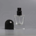 Атомайзер, 30мл, квадрат, черная крышка-купол 0_S223-30 BLACK