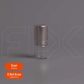 Флакон-роллер 2мл, прозрачное стекло со стеклянным роликом (кратно 5) M101-2