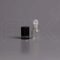 Флакон-роллер 2мл, прозрачное стекло со стеклянным роликом (кратно 5) M101-2