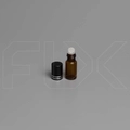 Флакон-роллер 3 мл, коричневое стекло со стеклянным роликом (кратно 5) M100-3