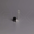 Флакон-роллер 7мл, прозрачное стекло со стеклянным роликом (кратно 5) M101-7:AO