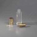 Атомайзер, прозрачное толстое стекло, золотая крышка, 8,5мл 0_S068-8.5 GOLD