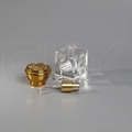 Атомайзер, 30мл, квадрат, золотая крышка/пластик 0_S220-30 GOLD