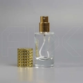 Атомайзер, стекло, 22мл, золотая крышка/пластик 0_S262-22 GOLD