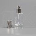 Атомайзер, стекло, 22мл, серебристая крышка/пластик 0_S262-22 SILVER