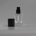 Атомайзер, 30мл, квадрат, черная крышка/пластик 0_S264-30 BLACK