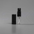 Атомайзер-защелка, пластиковый распылитель и крышка, 2мл 0_B020-2 BLACK