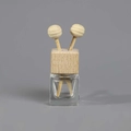Автофлакон, 7мл, прозрачное стекло, деревянная крышка с деревянными палочками, на прищепке AF031-7:AB