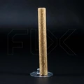 Деревянный фитиль для свечей, круглый, с держателем, 8x70 мм (кратно 20) DF002-8x70:GE