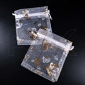 Мешочек подарочный "Бабочки", органза, 10х12 см (кратно 100) MP021-10x12:BP